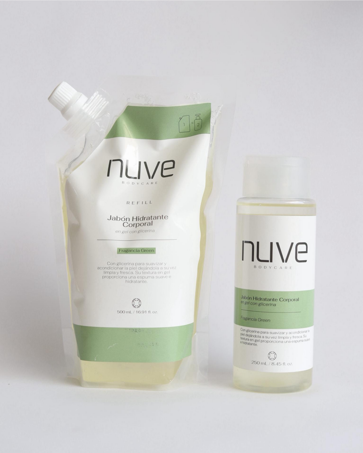 Kit Jabón Hidratante Corporal + Envase de Recarga (REFILL)