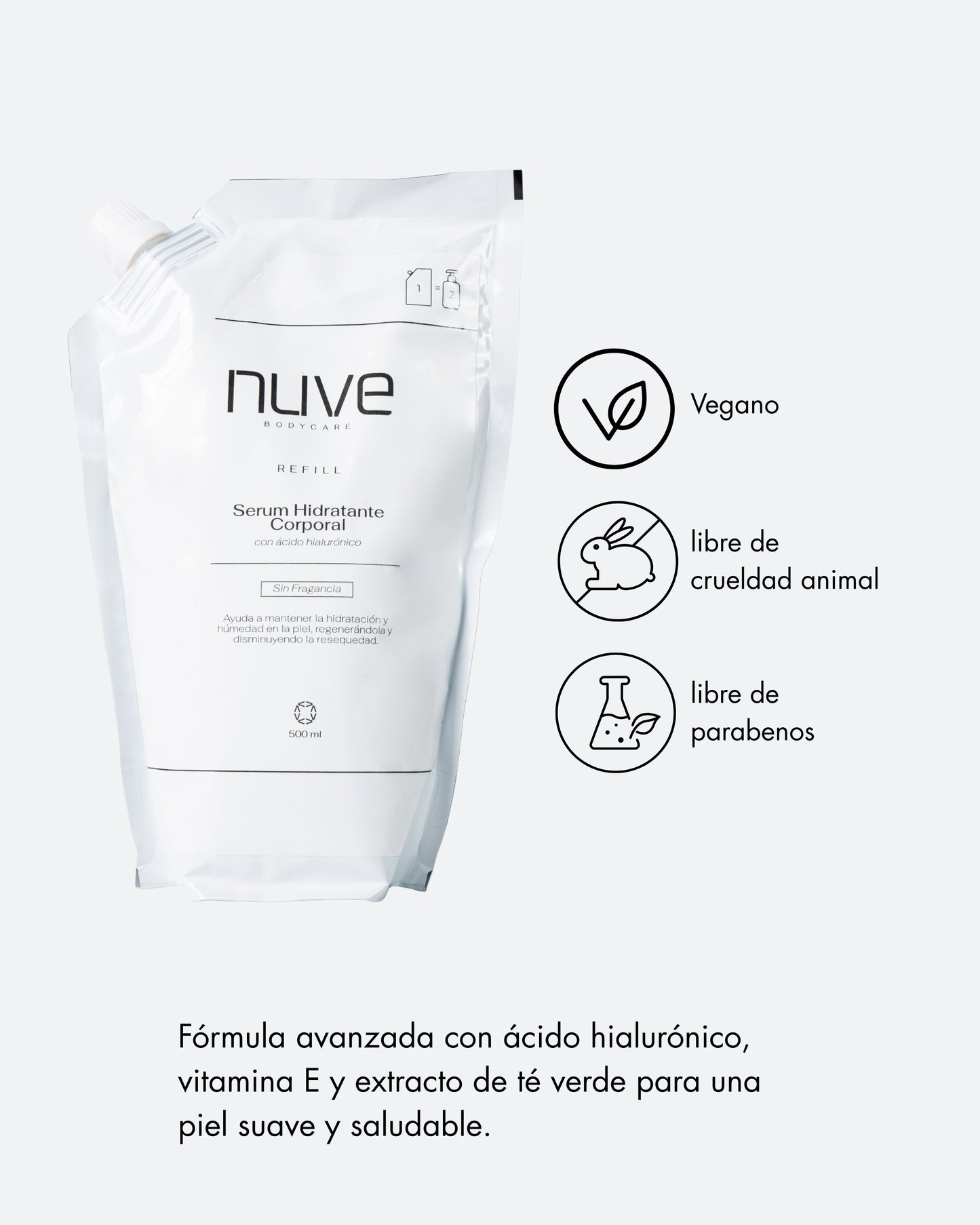 Envase de Recarga (REFILL) del Serum Hidratante Corporal