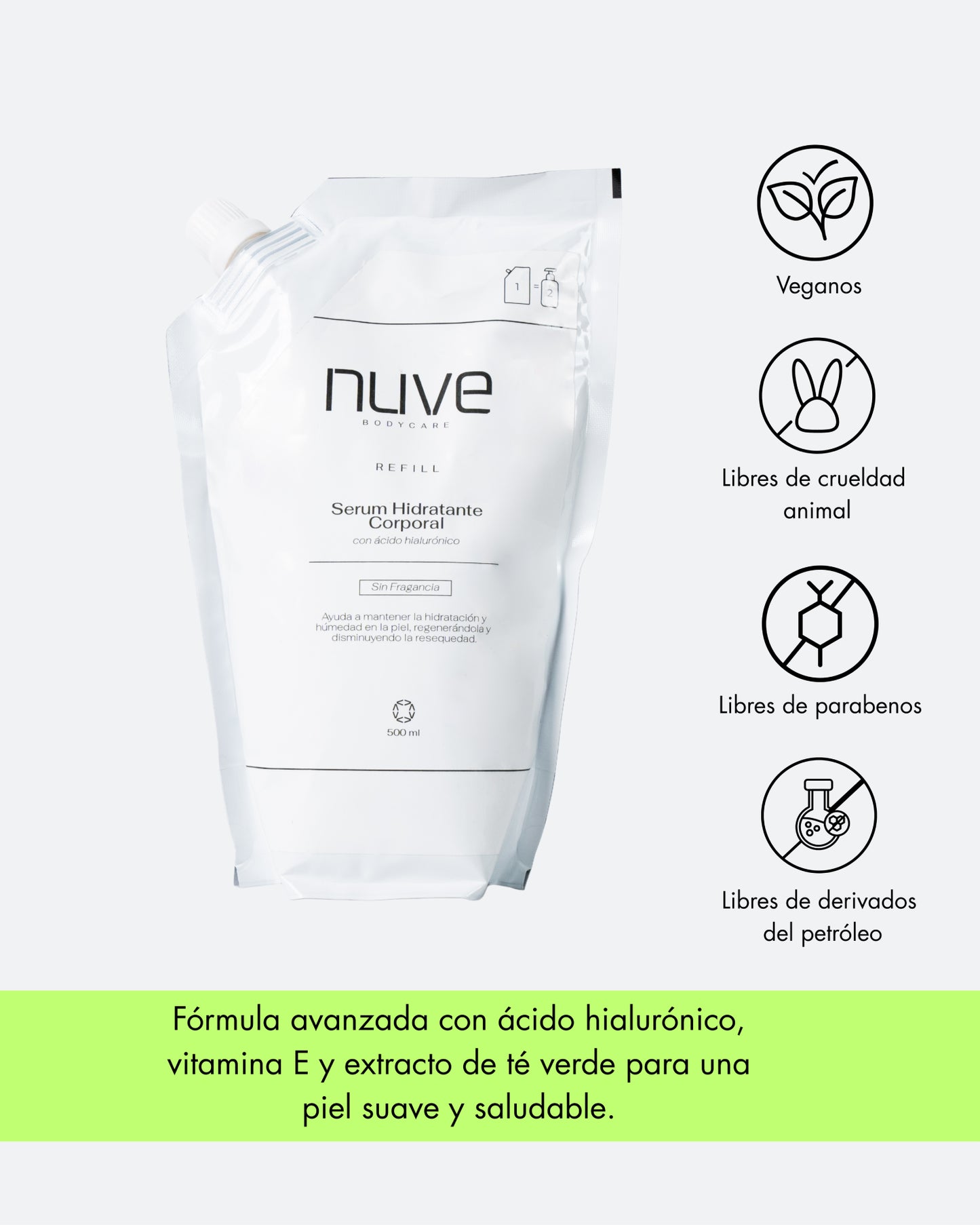 Kit: Serum Corporal + Envase de Recarga (REFILL).